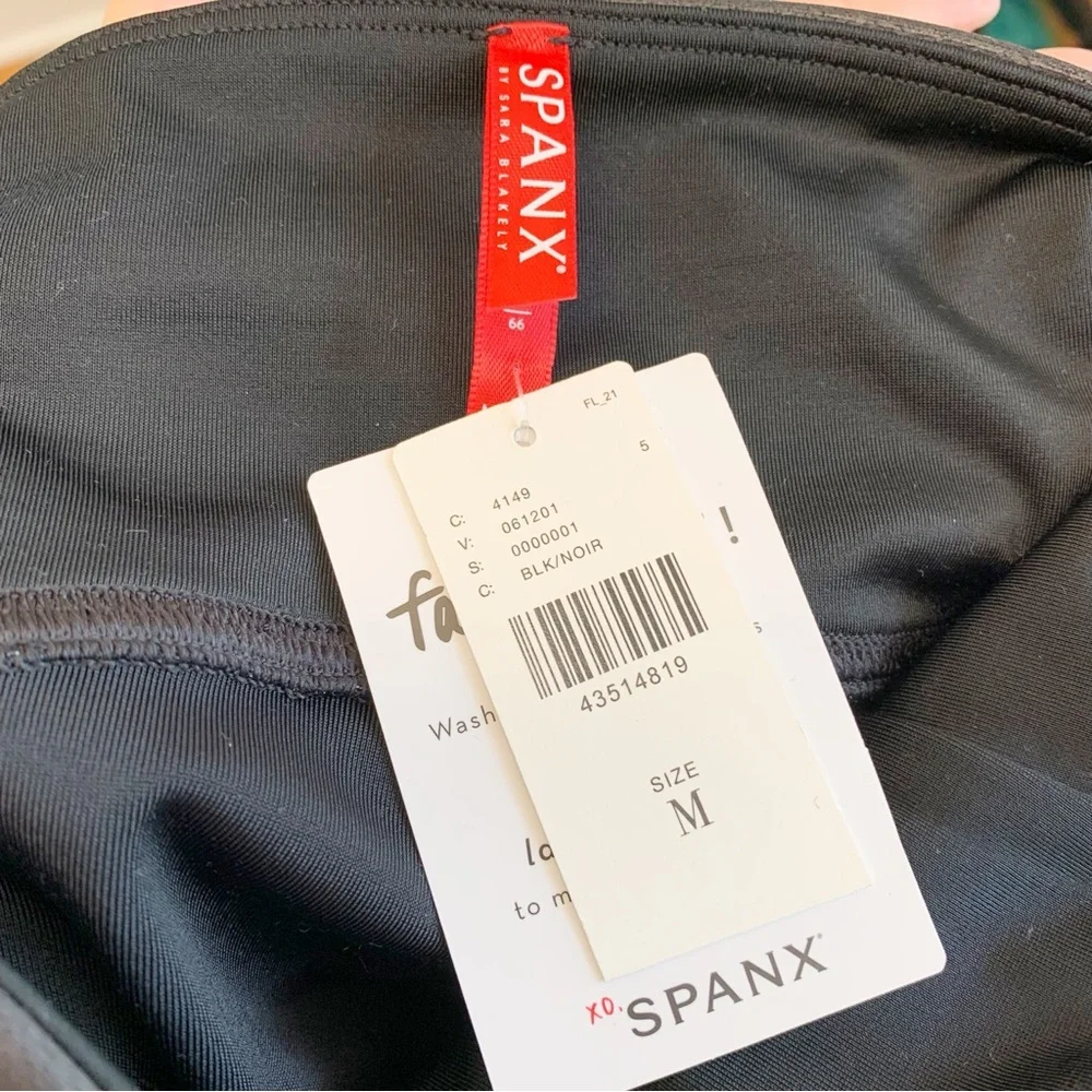 Spanx Faux Leather Legging Medium Black
